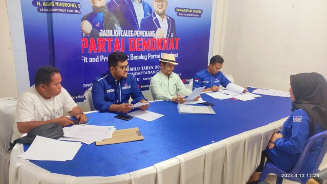 DPC Demokrat Kampar Gelar Fit and Proper Test Bacaleg