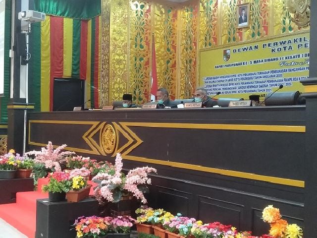 DPRD Kota Pekanbaru Sahkan APBD- P Sebesar Rp.2,847 Triliun
