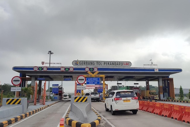 Libur Natal  dan Tahun Baru , Tarif Jalan Tol di Riau Diskon 20 Persen