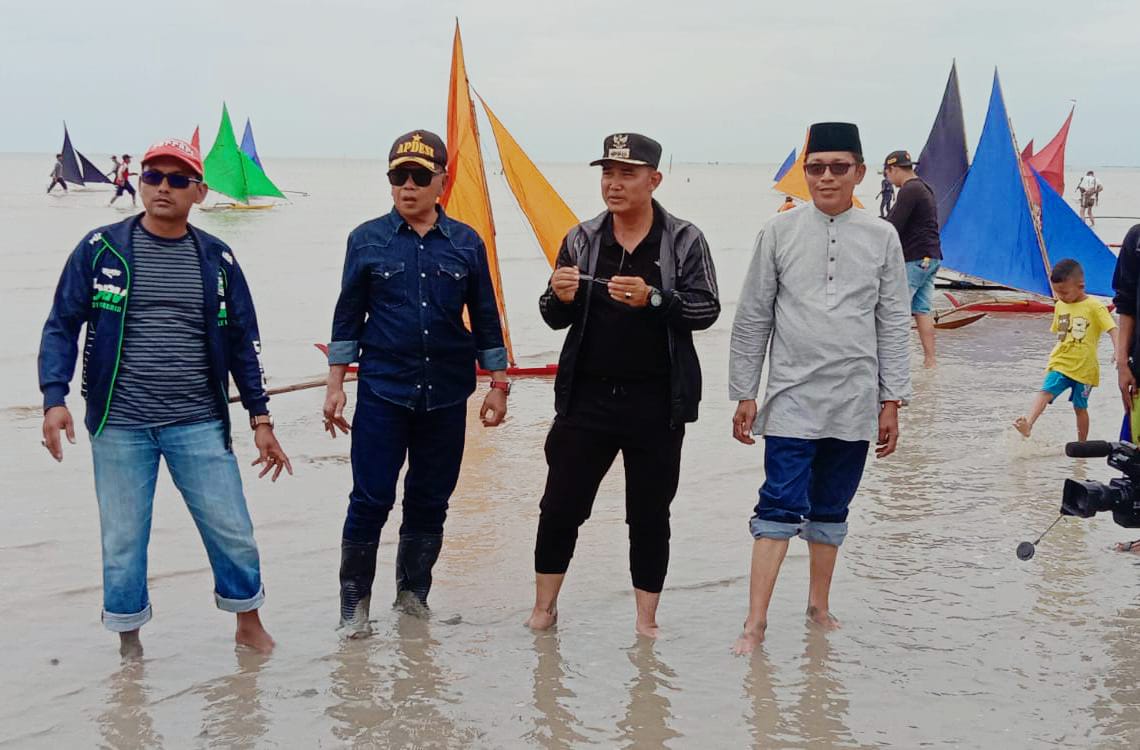 Wabup Meranti H.Asmar buka Secara Resmi lomba Jung Titis Desa Kuala Merbau tahun 2022