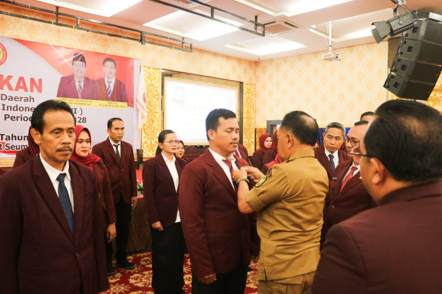 Hadiri Pelantikan PPNI Meranti, Plt Bupati Asmar Harap Perawat Semakin Profesional