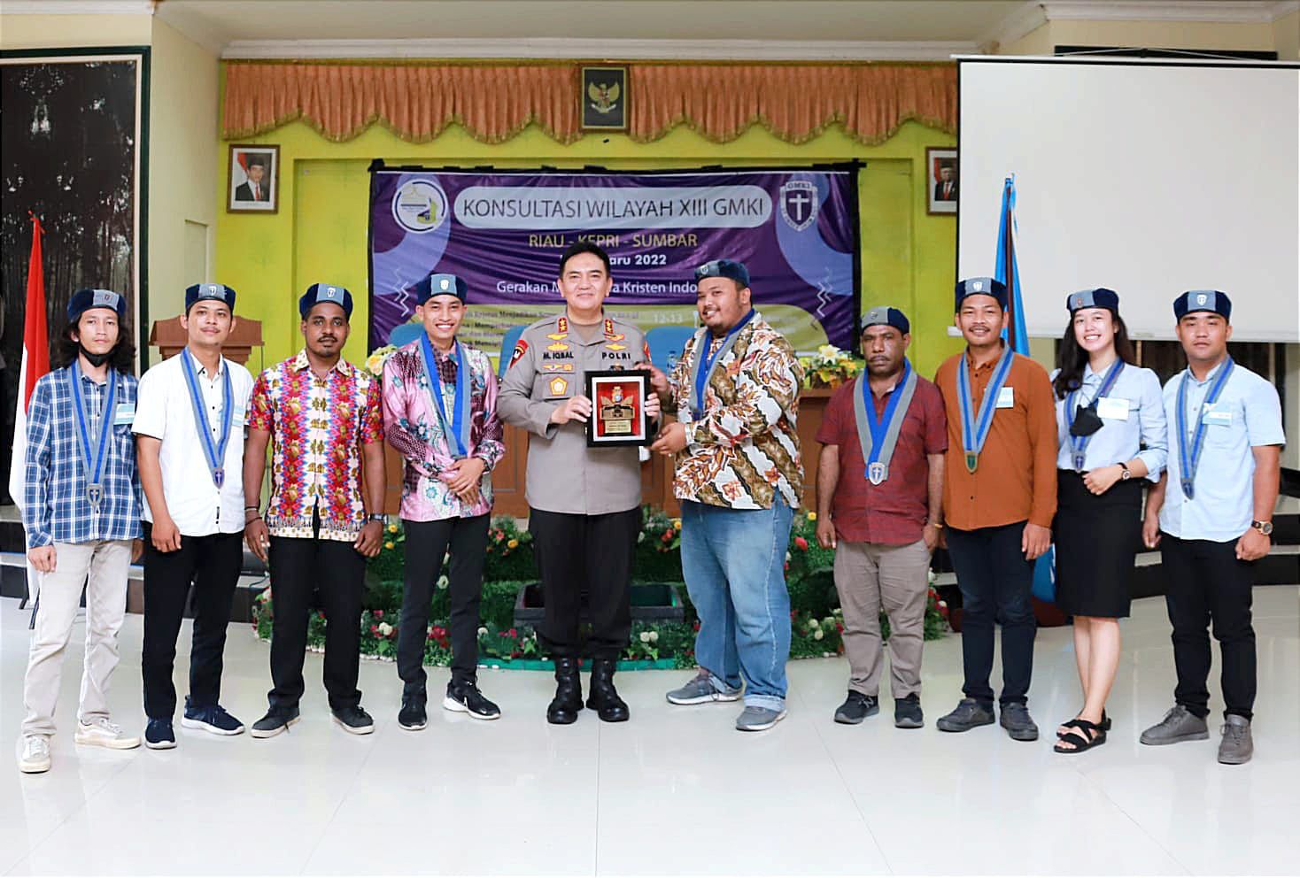 Kapolda Riau Irjen Iqbal Pada Seminar GMKI : Jaga Persatuan Dan Kesatuan Ditengah Keberagaman
