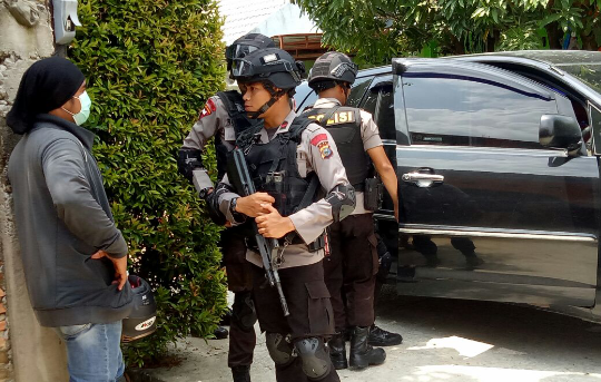 Desus Tangkap 4 Terduga Teroris  di Pandau Riau