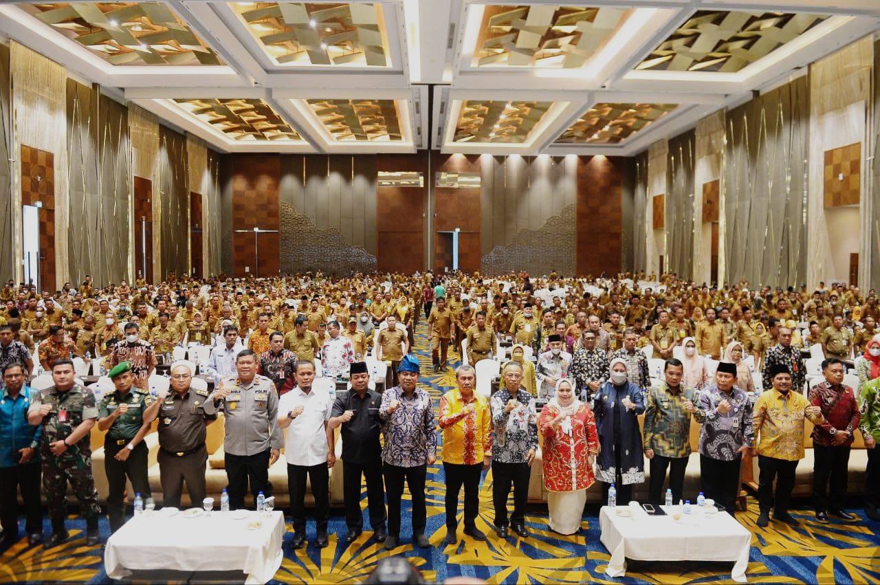 Wabup Meranti H.Asmar Hadiri Raker Penyelenggaraan Pemdes se-Riau Tahun 2022