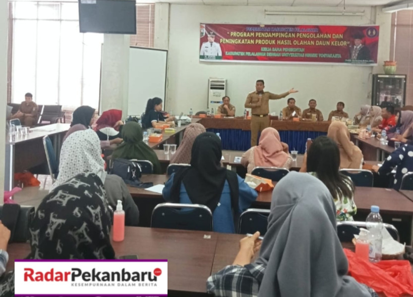 Kaya Manfaat, Bupati Pelalawan H. Zukri SE Sampaikan Lewat Daun Kelor Usahawan Bisa Bantu Fakir Miskin Dari UMKM