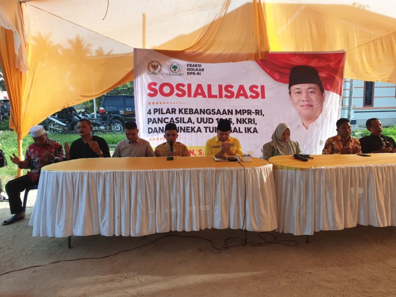 Yulisman Sosialisasikan Empat Pilar di Tanjung Gading Pasir Penyu, Warga Nilai Mencerdaskan dan Perkuat Silaturahmi Rakyat dengan DPR RI