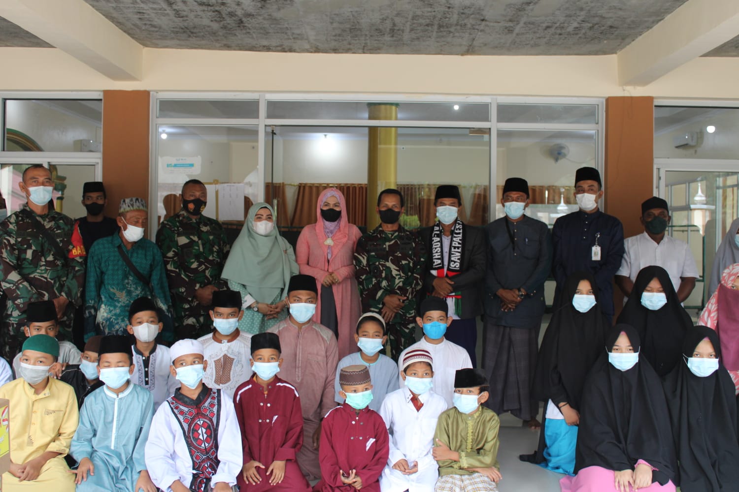 Dandim 031/PBR Kolonel Inf Muh. Musafag Kunjungi Ponpes Binaan Komnas PA Riau