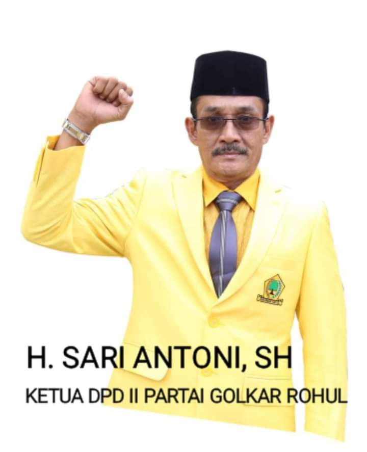 Masyarakat Rohul Minta Petinggi Partai Golkar PAW Anggota DPRD Riau, H Sari Antoni SH