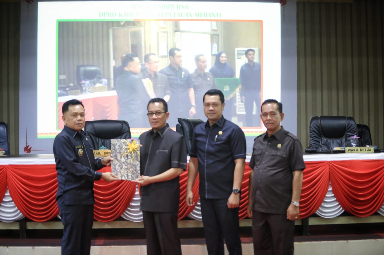 Wabup H. Asmar Sampaikan Raperda Penyertaan Modal PT. Bumi Meranti Perseroda