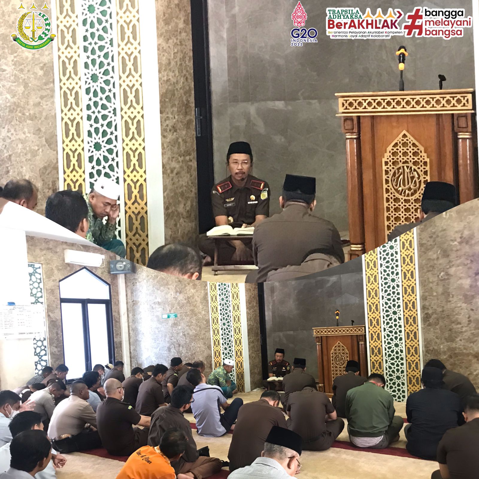Kejati Riau Sampaikan Pesan Amalan yang Pertama Kali Dihisab Pada Hari Kiamat adalah Shalat.