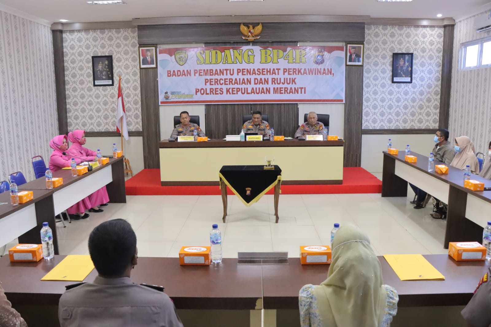 Polres Meranti Gelar Sidang BP4R bagi 2 Personel yang Hendak Menikah.