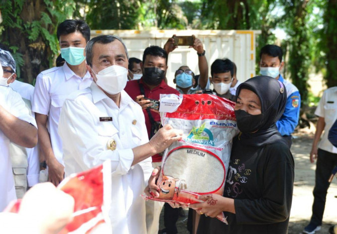 Gubri: Bantuan Beras PPKM di Riau akan Dikawal agar Tepat Sasaran
