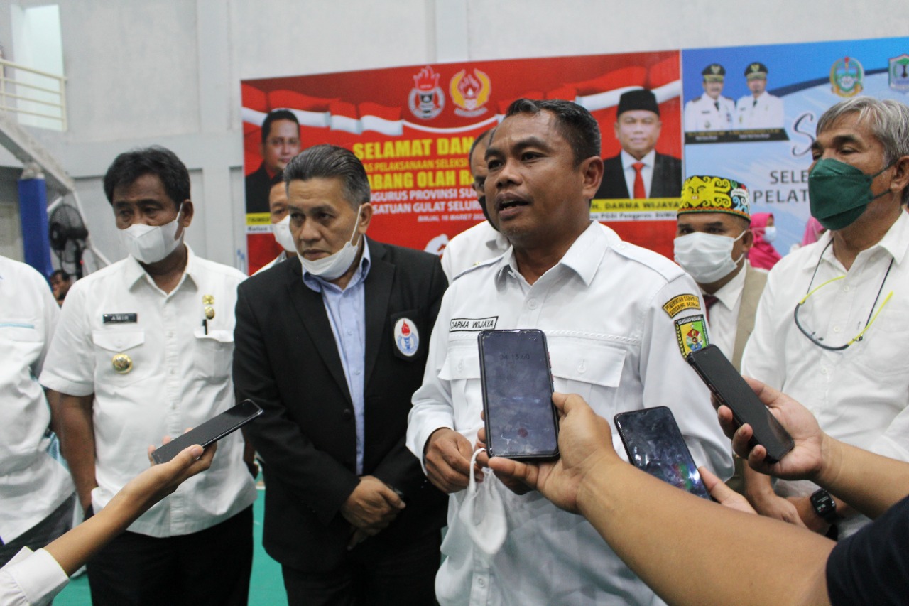Selekda Gulat Provinsi Sumut Resmi Dibuka, Bupati Sergai Targetkan 5 Emas di PON XXI