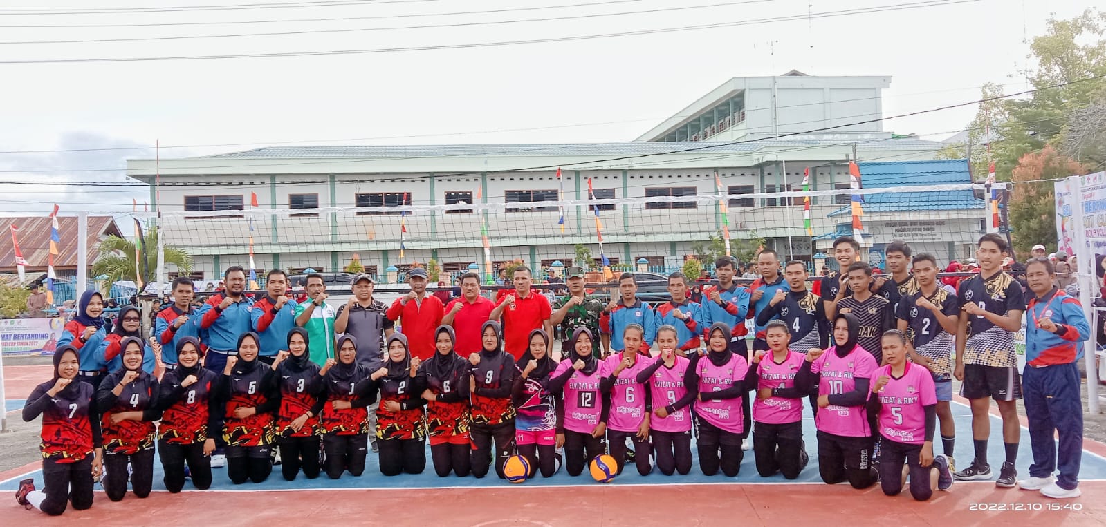 Bupati CUP Tahun 2022 Cabor Bola Voli, Resmi Dibuka H Muhamad Adil 