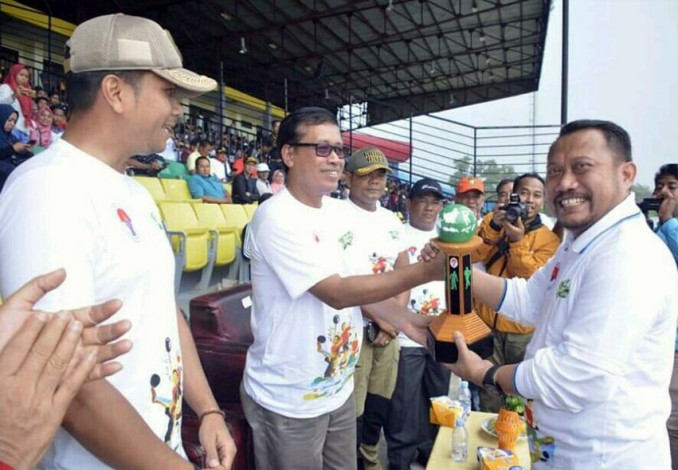 Ribuan Atlet dan Official Hadiri Pembukaan Gala Desa Kabupaten Kampar