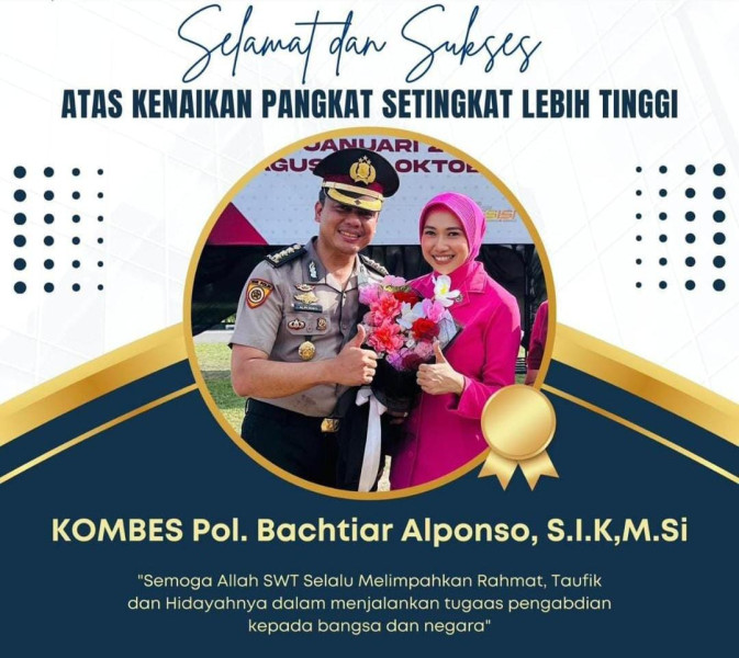 Kombes Pol Bachtiar Alponso, Polisi Berprestasi yang Menginspirasi